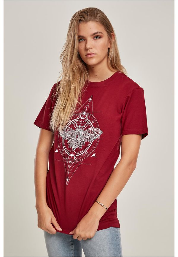 MT Ladies Women's T-shirt from burgundy moth