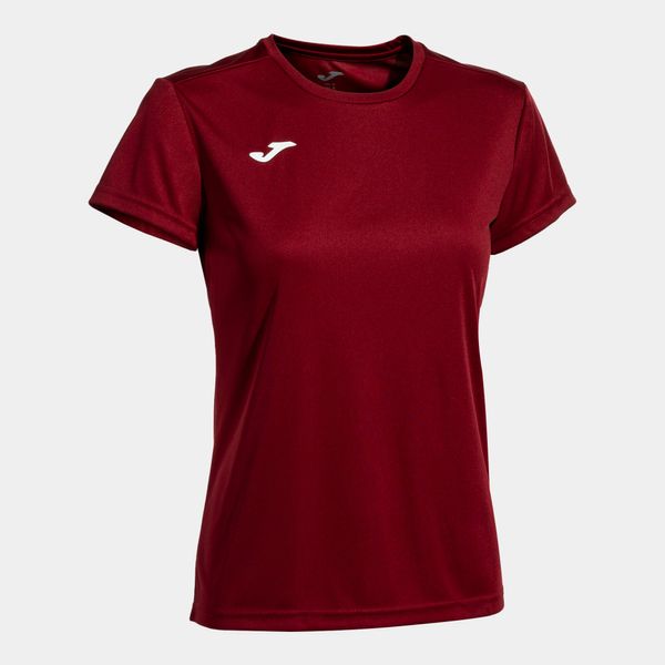 Joma Women's T-Shirt Joma Combi Woman Shirt S/S Burgundy