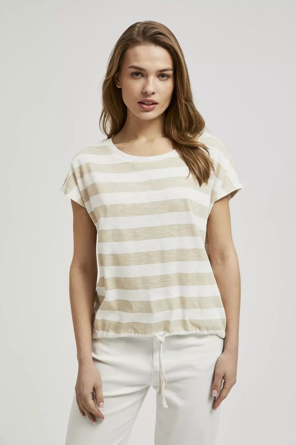 Moodo Women's T-shirt MOODO - light beige