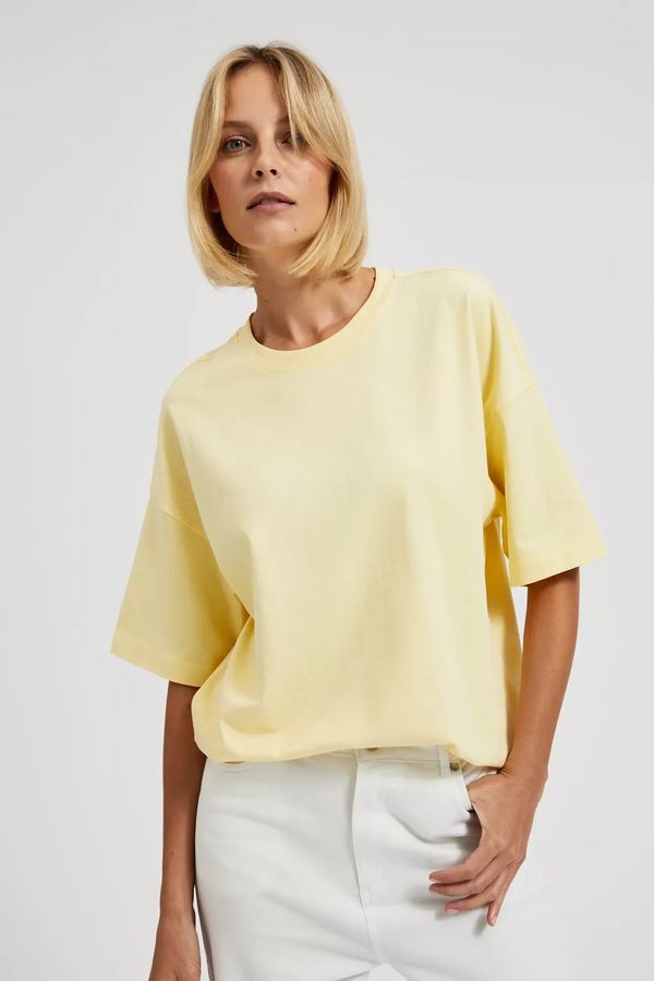 Moodo Women's T-shirt MOODO - light yellow