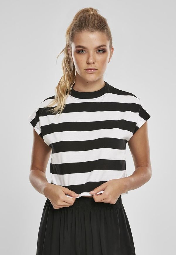 UC Ladies Women's T-shirt Stripe Short Tee black/white