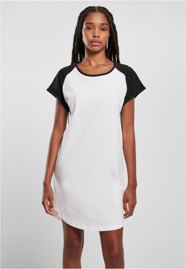 UC Ladies Women's T-shirt with contrasting raglan white/black