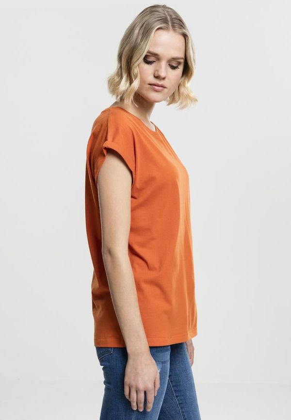 UC Ladies Women's T-shirt with extended shoulder rust orange