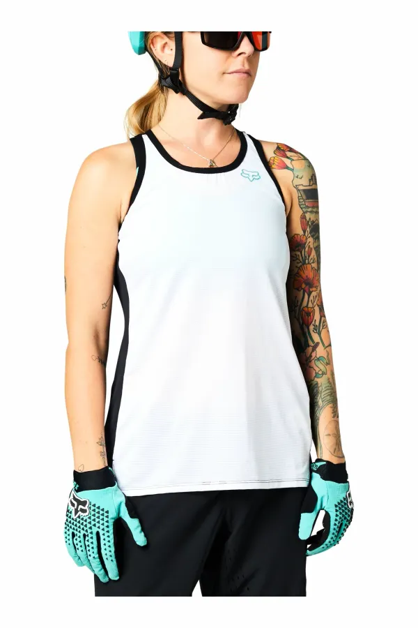 Fox Women's Tank Top Fox Womens Flexair Tank White