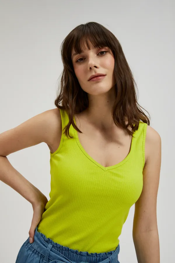 Moodo Women's tank top MOODO - lime