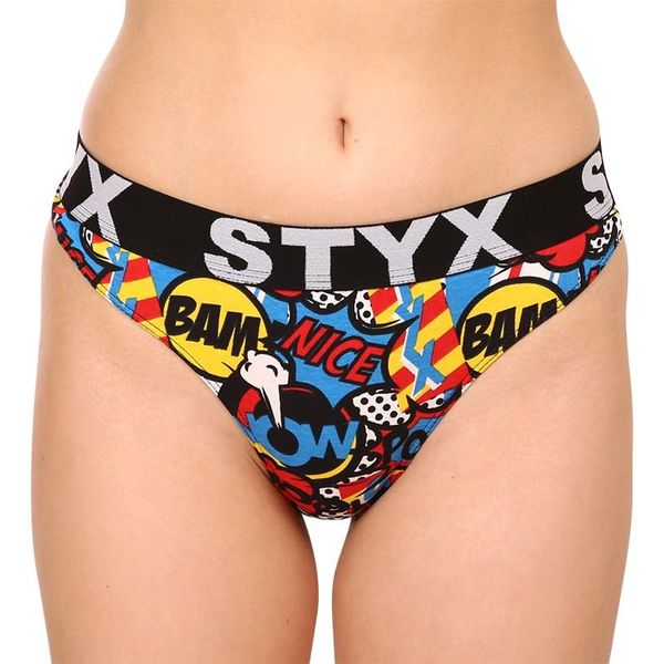 STYX Women's thongs Styx art sports rubber poof