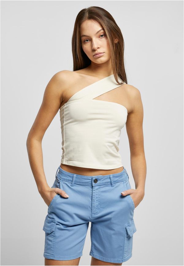 UC Ladies Women's top with one strap whitesand