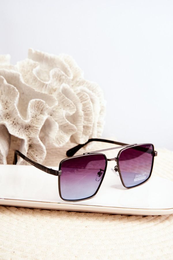 Kesi Women's UV400 Sunglasses - Black-Blue