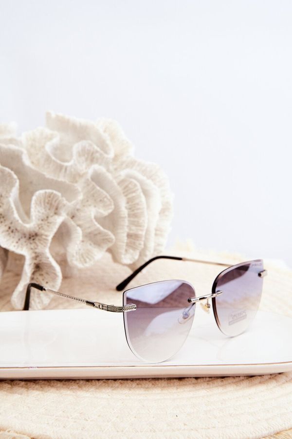 Kesi Women's UV400 Sunglasses - Silver-Blue