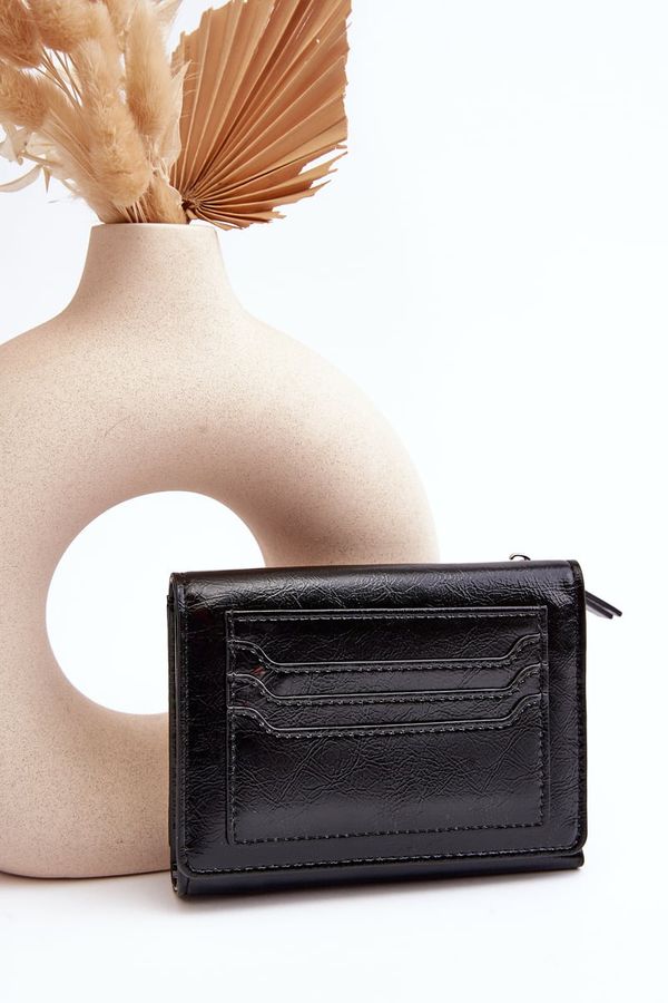 Kesi Women's wallet made of eco-leather black Joanela