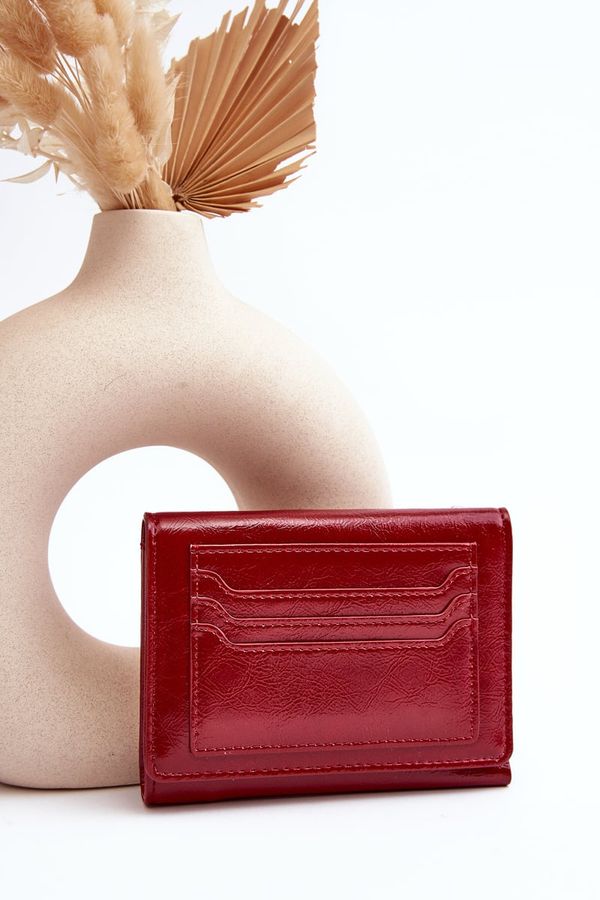 Kesi Women's wallet made of red Joanela eco-leather