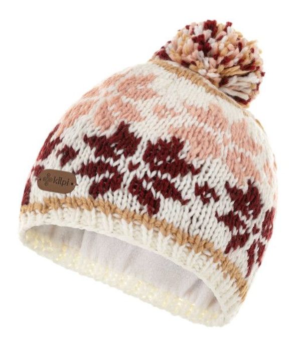 Kilpi Women's winter hat Kilpi HOOT-W white