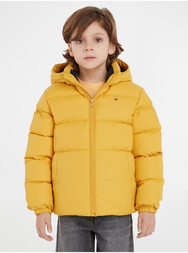 Tommy Hilfiger Yellow Boys' Quilted Winter Jacket Tommy Hilfiger - Boys