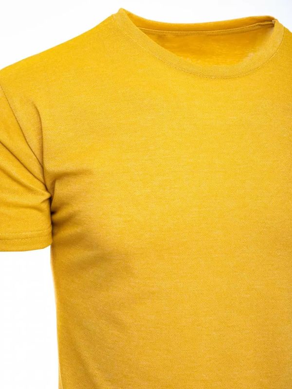 DStreet Yellow men's T-shirt Dstreet