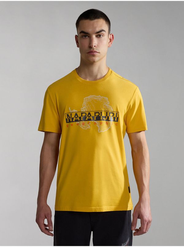 Napapijri Yellow men's T-shirt NAPAPIJRI Iceberg - Men