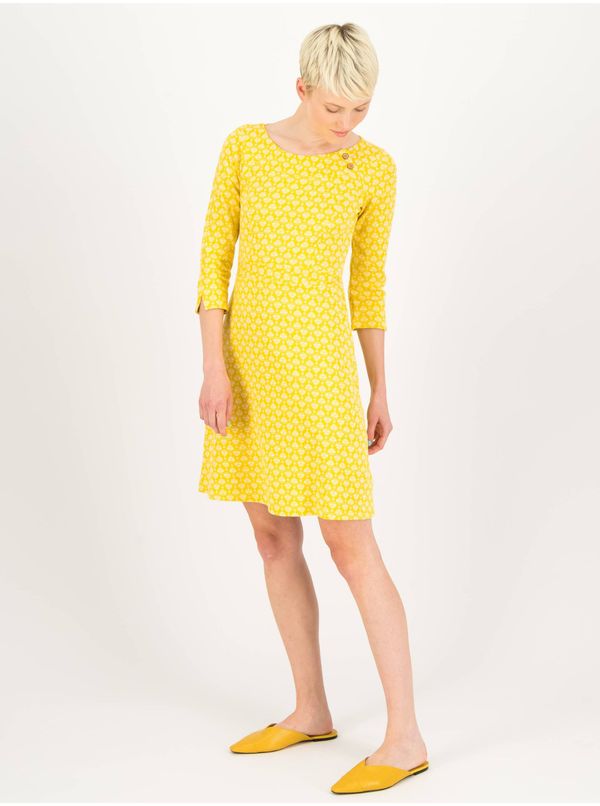 Blutsgeschwister Yellow Women Patterned Dress Blutsgeschwister - Women