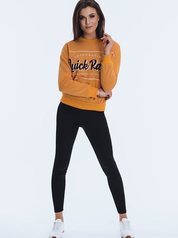 DStreet Yellow women's sweatshirt RACE BY0827