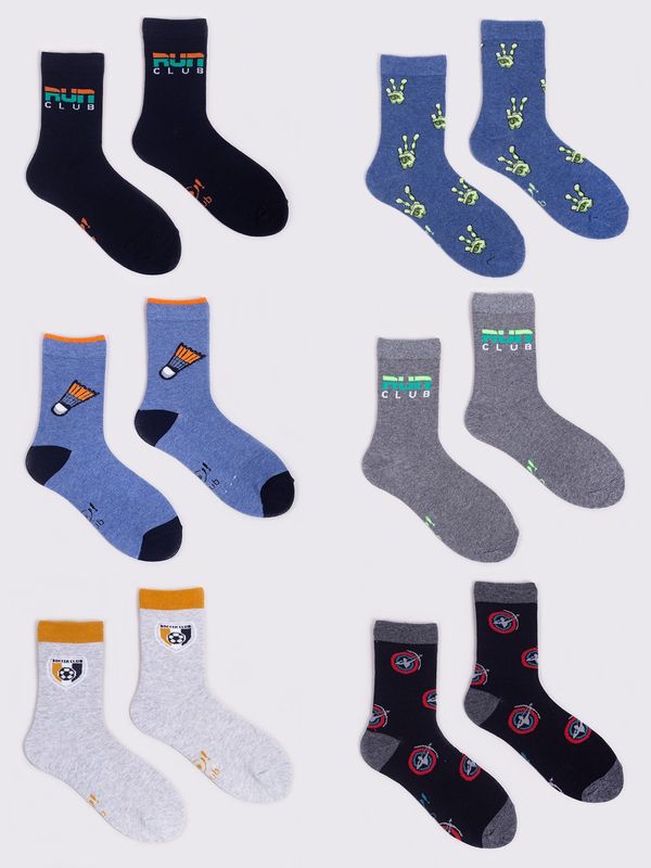 Yoclub Yoclub Kids's 6Pack Children's Socks SKA-0006C-AA00-008