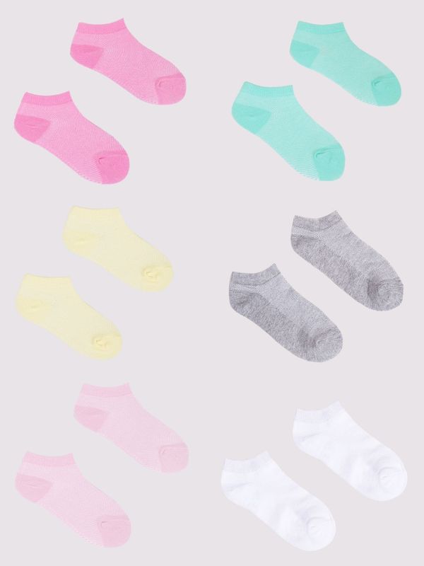 Yoclub Yoclub Kids's Ankle Thin Socks Basic Colours 6-Pack P2