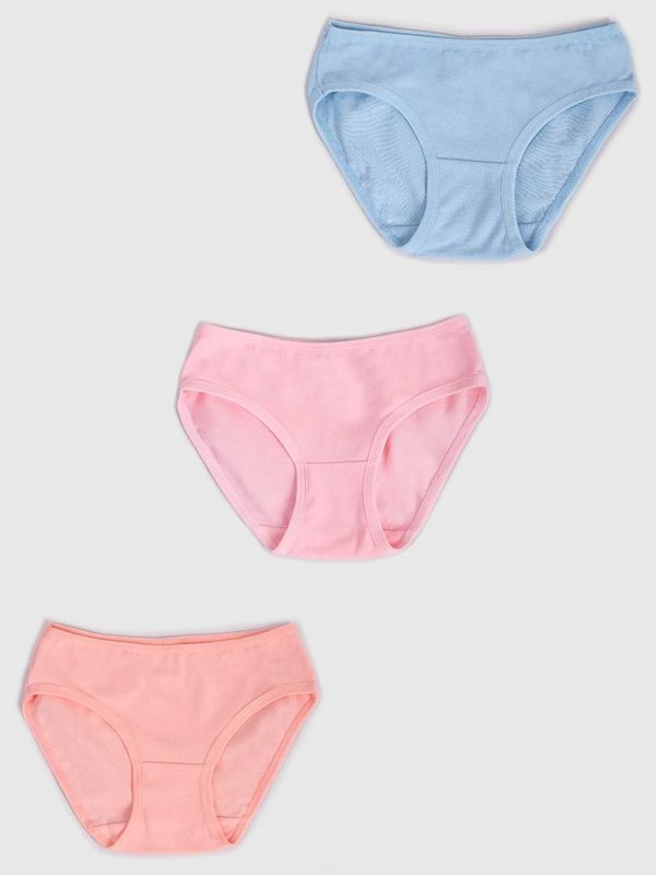 Yoclub Yoclub Kids's Cotton Girls' Briefs Underwear 3-Pack BMD-0036G-AA30-001