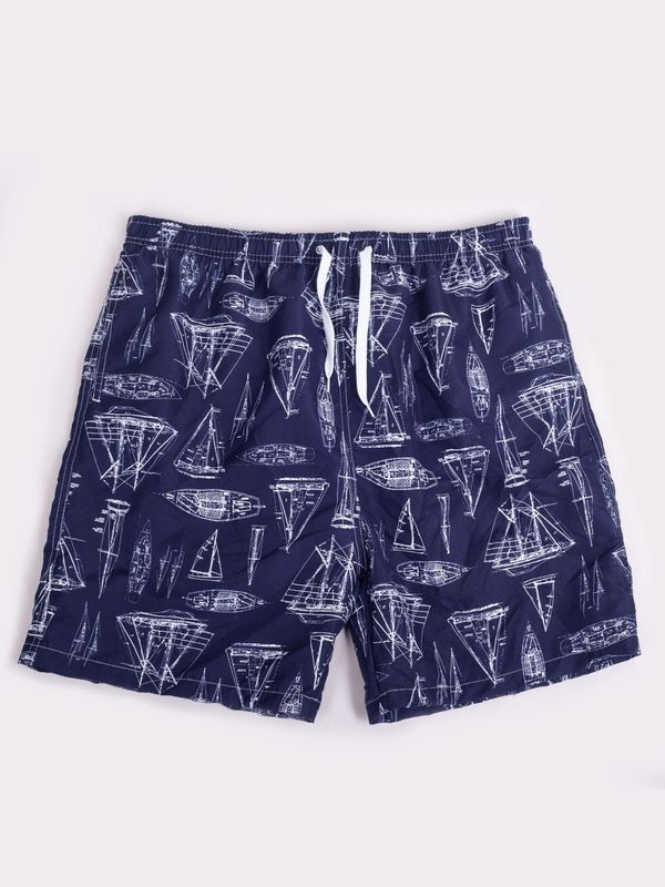 Yoclub Yoclub Kids's Swimsuits Boys' Beach Shorts P1 Navy Blue