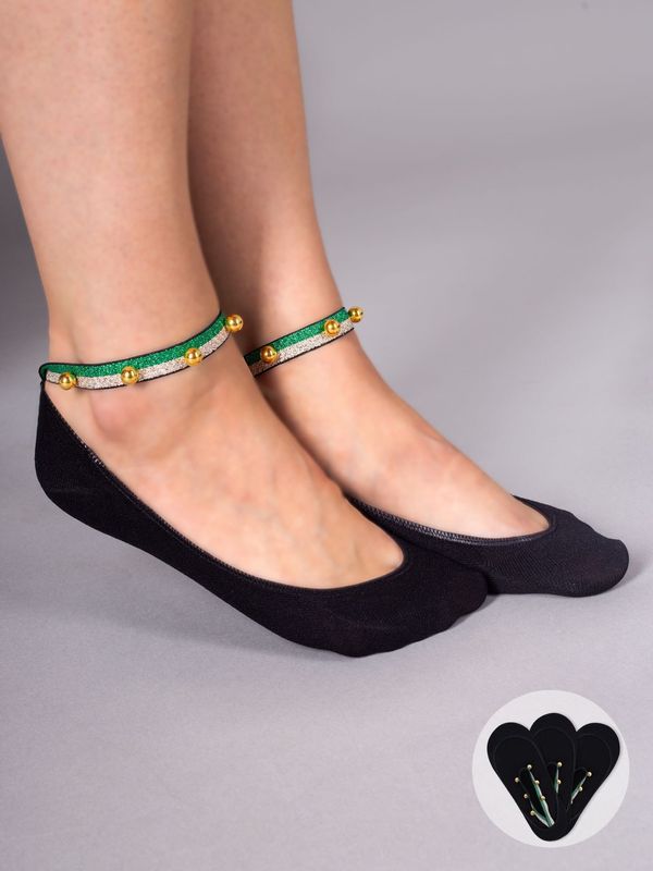 Yoclub Yoclub Woman's Socks With Decorative Bracelet 3-Pack P2