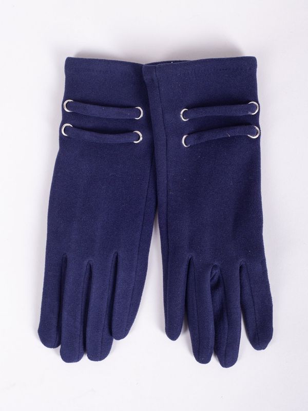 Yoclub Yoclub Woman's Women's Gloves RES-0099K-195C Navy Blue