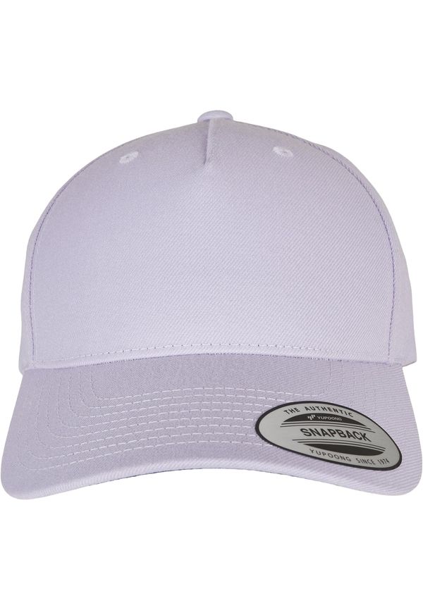 Flexfit YP CLASSICS 5-PANEL PREMIUM COVERED SNAPBACK CAP LIGHT PURPLE