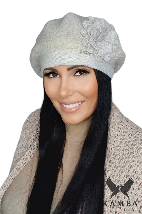 Kamea Ženska beretka Kamea Kamea_Beret_K.22.011.03_Beige