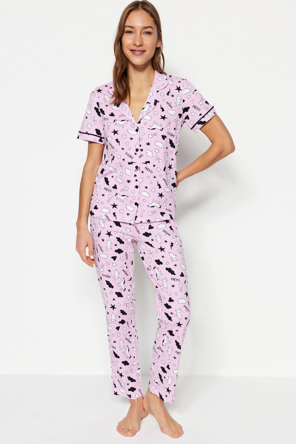 Trendyol Ženska pidžama komplet Trendyol
