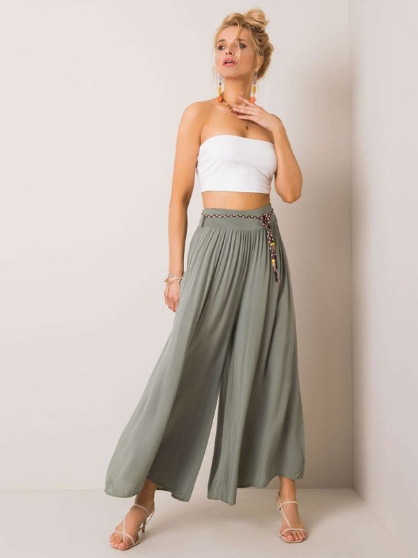 Fashionhunters Ženske pantalone Fashionhunters Wide leg