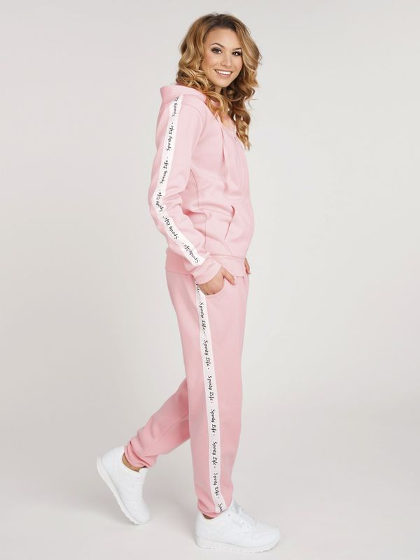 Yoclub Ženske trenerke - donji deo Yoclub Yoclub_Women's_Sports_Sweatpants_USD-0003K-4700_Pink