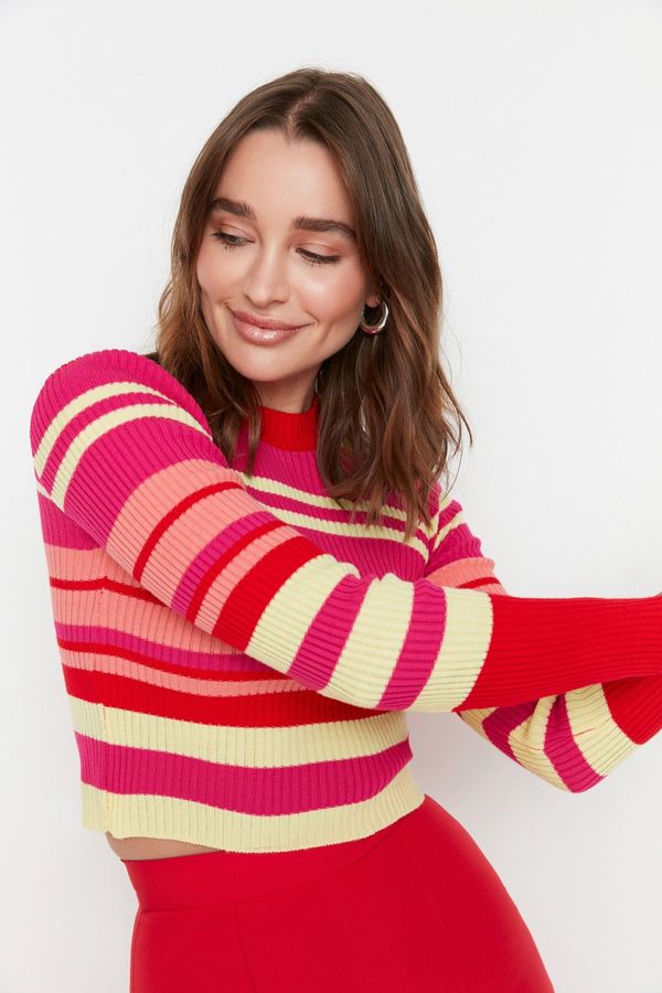 Trendyol Ženski džemper Trendyol Striped