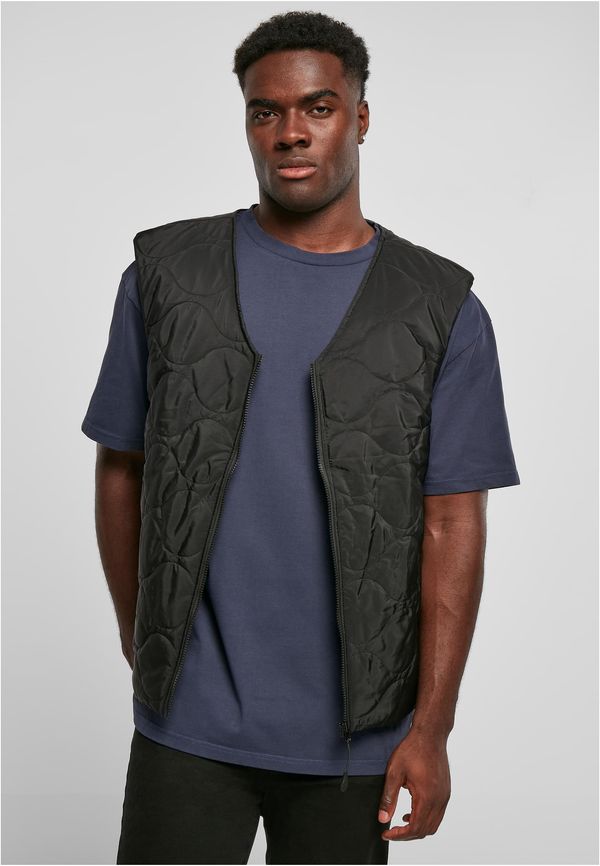 Urban Classics Zipper Gilet Black