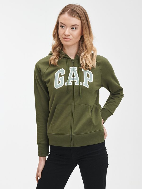 GAP Zippered sweatshirt with GAP logo - Women