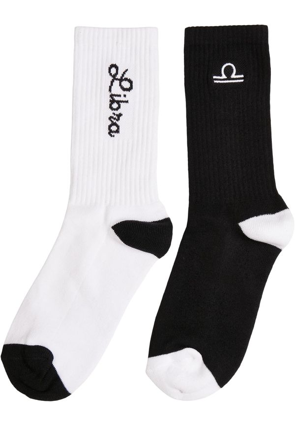 MT Accessoires Zodiac 2-Pack Socks Black/White Pound