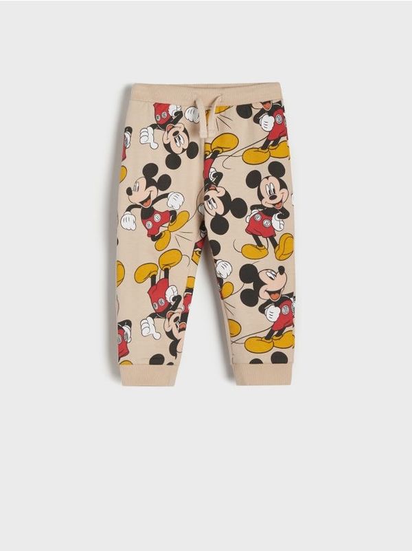 Sinsay Sinsay - Jogger donji deo trenerke Mickey Mouse - BEŽ