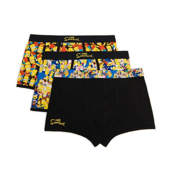 Cropp Cropp - 3 pack bokserica The Simpsons - žuto