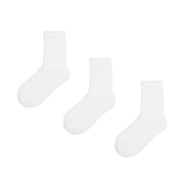 Cropp Cropp - 3 pack čarapa - white