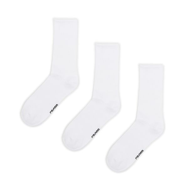 Cropp Cropp - 3 pack čarapa - white