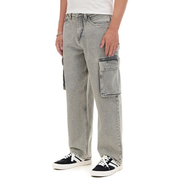 Cropp Cropp - Baggy farmerke - light grey