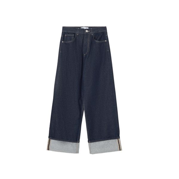 Cropp Cropp - Baggy farmerke - navy