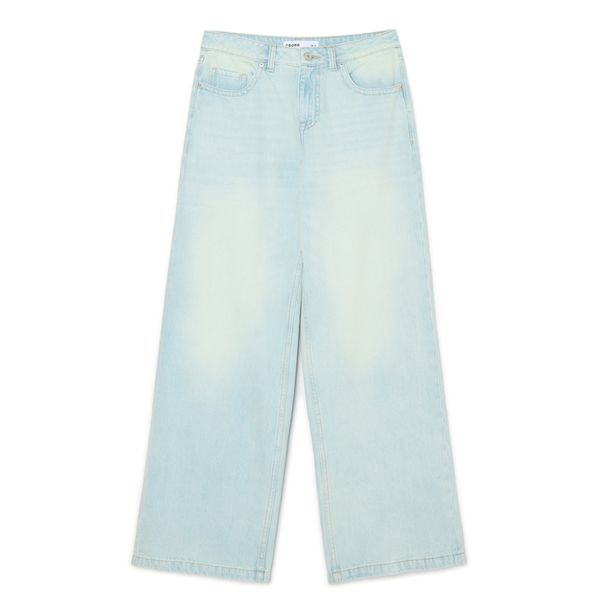 Cropp Cropp - Baggy farmerke - PLAVA