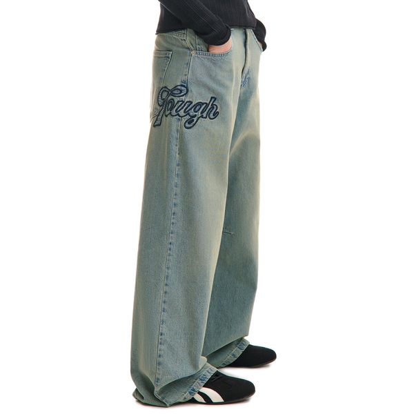 Cropp Cropp - Baggy farmerke - svetlo plava