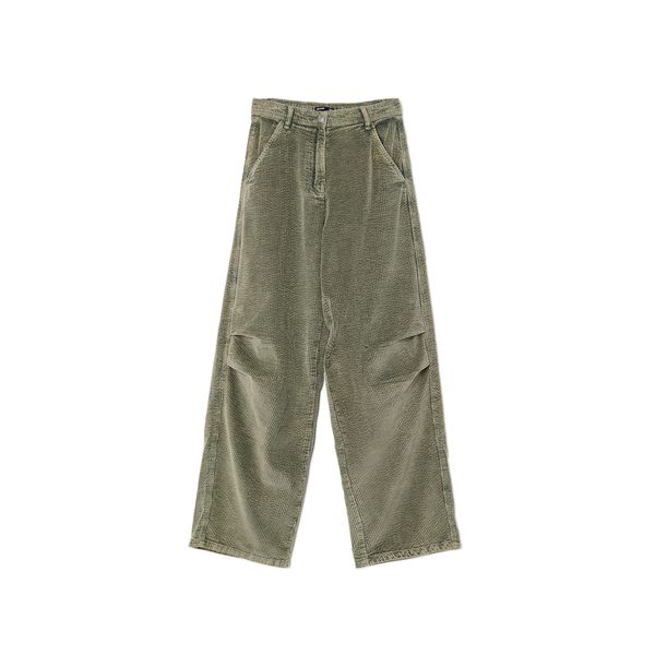 Cropp Cropp - Baggy pantalone - pepaljasto zelena