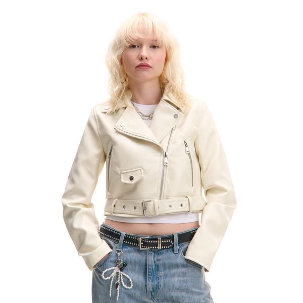 Cropp Cropp - Bajkerska jakna - white