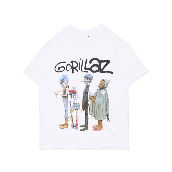 Cropp Cropp - Bela majica s printom Gorillaz - white