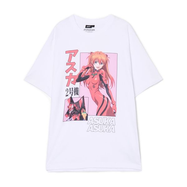 Cropp Cropp - Bela majica s printom Neon Genesis Evangelion - white