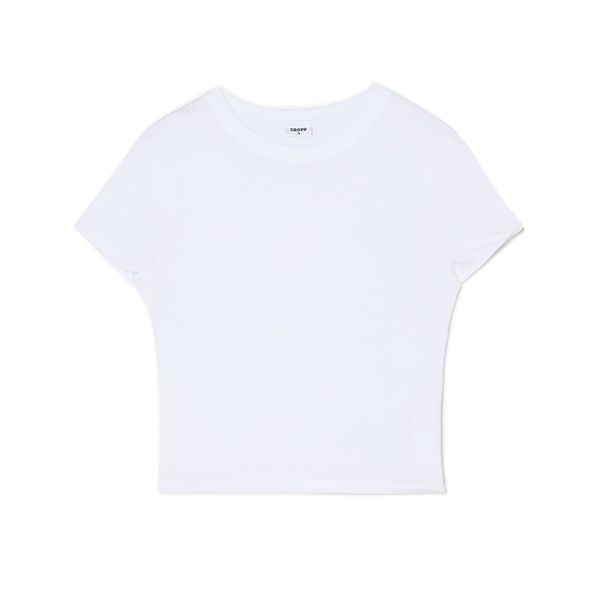 Cropp Cropp - Bela majica - white