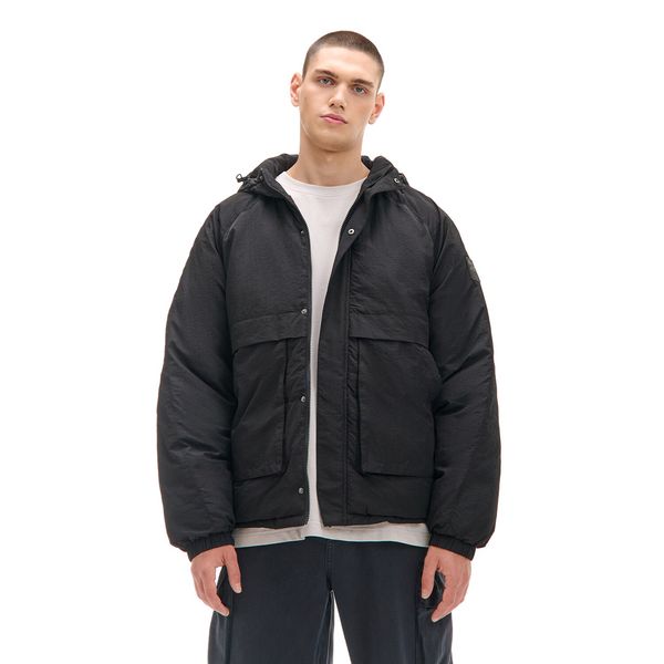 Cropp Cropp - Crna jakna s kapuljačom - CRNO